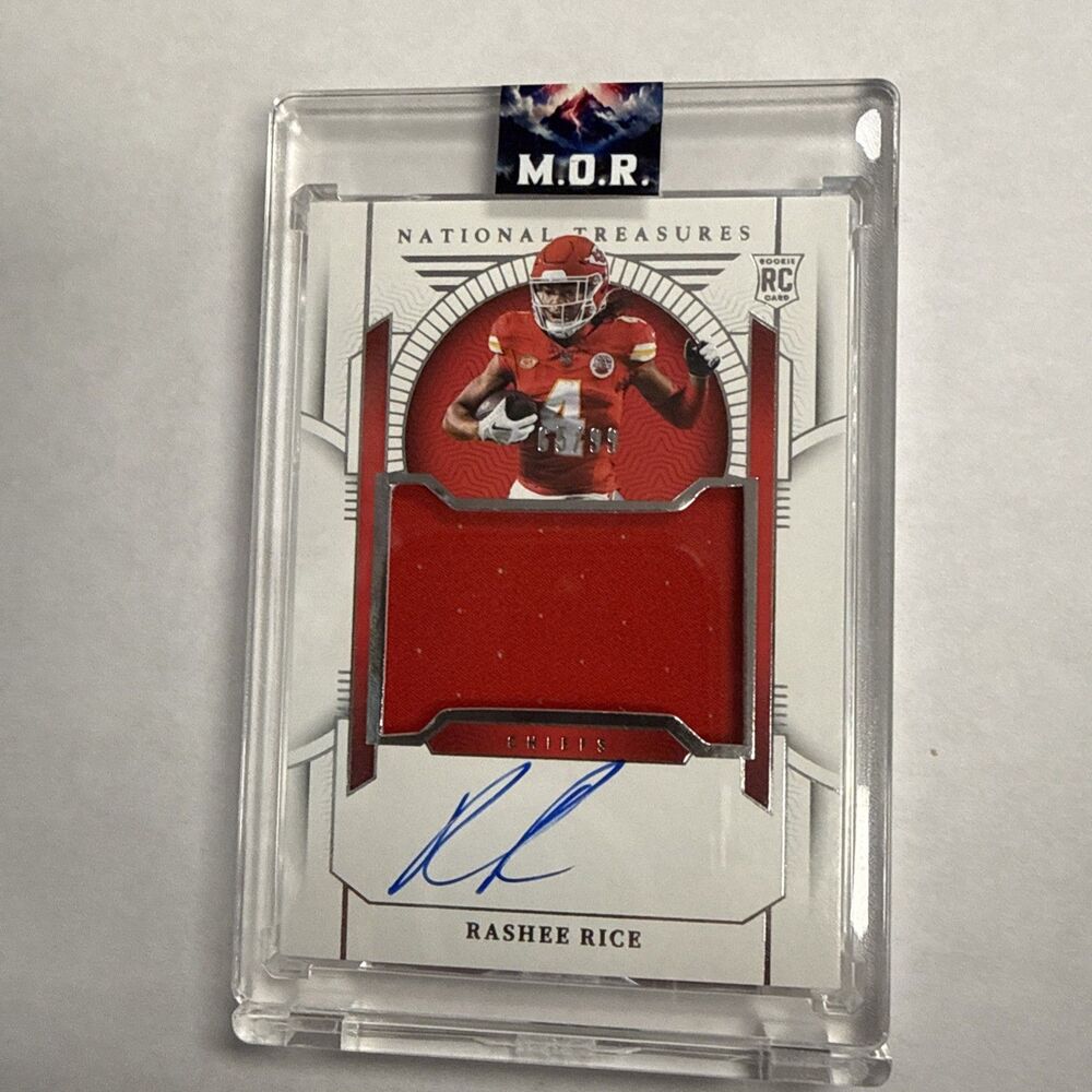 Rashee Rice 2023 Panini National Treasures Numbered 65/99  Chiefs RC RPA